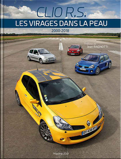 livre clio rs les virages dans la peau couverture